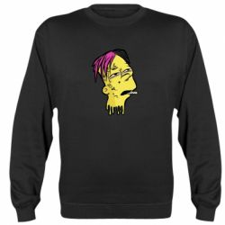 Свитшот унисекс Bart as Lil Peep