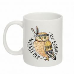 Кружка 320ml Be brave wild & free