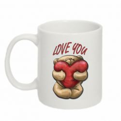 Кружка 320ml Bear love you - FATLINE Кружка 320ml Bear love you