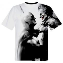 Чоловіча 3D футболка Бетмен Аркхем - FATLINE Чоловіча 3D футболка Бетмен Аркхем