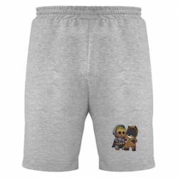 Мужские шорты Бэтмен и грут - FATLINE Мужские шорты Бэтмен и грут