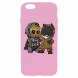 Чехол из раздела Стражи Галактики Бэтмен и грут для Apple iPhone 6 Plus/6S Plus