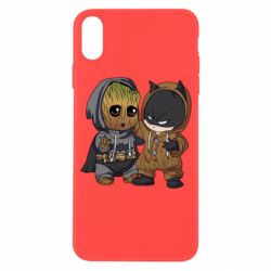 Чехол из раздела Стражи Галактики Бэтмен и грут для Apple iPhone X/Xs