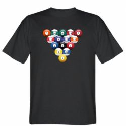 Мужская футболка Stedman Бильярдные шары - FATLINE Мужская футболка Stedman Бильярдные шары