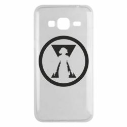 Чехол из раздела Мстители Black Widow logo для Samsung J3 2016 - FATLINE Чехол из раздела Мстители Black Widow logo для Samsung J3 2016