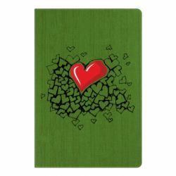 Блокнот А5 Heart & Love - FATLINE Блокнот А5 Heart & Love