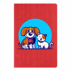 Блокнот А5 Пасик та котик - FATLINE Блокнот А5 Пасик та котик