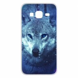 Чехол из раздела Волк Blue-eyed wolf для Samsung J3 2016