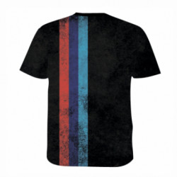 Мужская 3D футболка BMW grunge - FATLINE Мужская 3D футболка BMW grunge