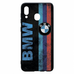 Чехол из раздела Автомобилистам BMW grunge для Samsung A20 - FATLINE Чехол из раздела Автомобилистам BMW grunge для Samsung A20