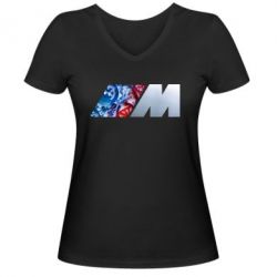 Женские футболки с V-образным вырезом - FATLINE