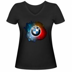 Женские футболки с V-образным вырезом - FATLINE