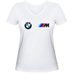 Женские футболки с V-образным вырезом - FATLINE