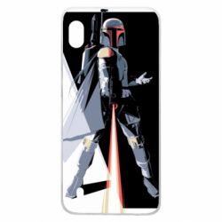 Чехол из раздела Мандалорец Boba Fett art для Samsung A10 - FATLINE Чехол из раздела Мандалорец Boba Fett art для Samsung A10