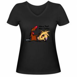 Женские футболки с V-образным вырезом - FATLINE