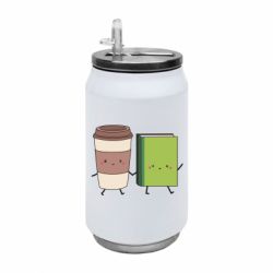 Термобанка 350ml Book & Coffee