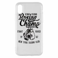 Чехол из раздела Бокс/Кикбоксинг Boxing Champ для Apple iPhone X/Xs