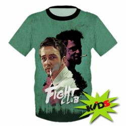 Детская 3D футболка Бойцовский клуб