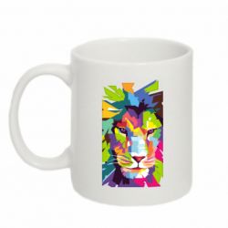 Кружка 320ml Bright vector lion - FATLINE Кружка 320ml Bright vector lion