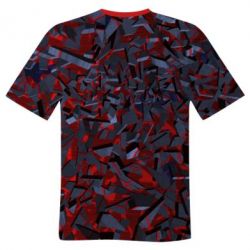 Мужская 3D футболка Broken Wall