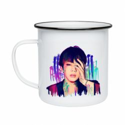 Кружка эмалированная Bts Jin - FATLINE Кружка эмалированная Bts Jin