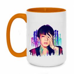 Кружки двухцветные 420ml