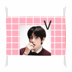Флаг BTS V - FATLINE Флаг BTS V