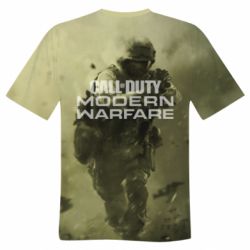 Чоловіча 3D футболка Call of Duty: MW and logo