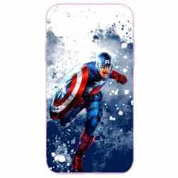 Чехол из раздела Мстители Captain America and splashes для Apple iPhone XR - FATLINE Чехол из раздела Мстители Captain America and splashes для Apple iPhone XR