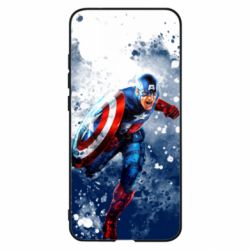 Чехол из раздела Мстители Captain America and splashes для Xiaomi Mi A2 - FATLINE Чехол из раздела Мстители Captain America and splashes для Xiaomi Mi A2