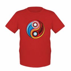 Детская футболка Captain America & Iron Man - FATLINE Детская футболка Captain America & Iron Man