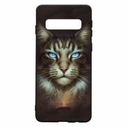 Чехол из раздела Кот Cat face art для Samsung S10