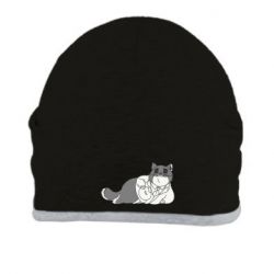 Шапка Cat with bagel - FATLINE Шапка Cat with bagel