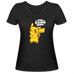 Жіночі футболки з V-подібним вирізом - FATLINE