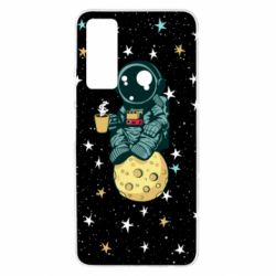 Чехол из раздела Любителям кофе Astronaut and coffee для Huawei P Smart 2021