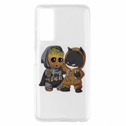 Чехол из раздела Стражи Галактики Бэтмен и грут для Huawei P Smart 2021