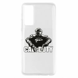 Чехол из раздела Call of Duty Боец CoD для Huawei P Smart 2021 - FATLINE Чехол из раздела Call of Duty Боец CoD для Huawei P Smart 2021