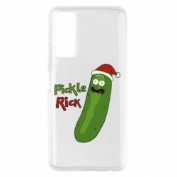 Чехол из раздела Рик и Морти Cucumber Rick in a Christmas hat для Huawei P Smart 2021 - FATLINE Чехол из раздела Рик и Морти Cucumber Rick in a Christmas hat для Huawei P Smart 2021