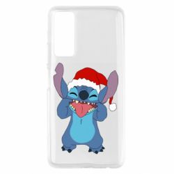 Чехол из раздела Лило и Стич Новогодний Стич для Huawei P Smart 2021 - FATLINE Чехол из раздела Лило и Стич Новогодний Стич для Huawei P Smart 2021