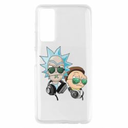 Чехол из раздела Рик и Морти Rick and Morty on style для Huawei P Smart 2021 - FATLINE Чехол из раздела Рик и Морти Rick and Morty on style для Huawei P Smart 2021