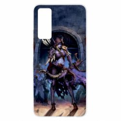 Чехол из раздела World of Warcraft Сильвана Ветрокрылая для Huawei P Smart 2021 - FATLINE Чехол из раздела World of Warcraft Сильвана Ветрокрылая для Huawei P Smart 2021