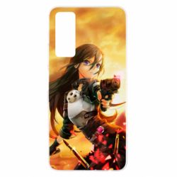 Чехол из раздела Sword art Online Sword Art Online Kirito as a girl для Huawei P Smart 2021 - FATLINE Чехол из раздела Sword art Online Sword Art Online Kirito as a girl для Huawei P Smart 2021