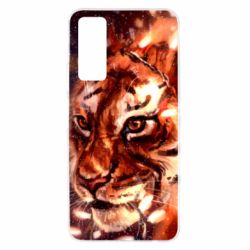 Чехол из раздела Тигр Тигр и гирлянда для Huawei P Smart 2021