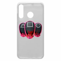 Чехол из раздела Игра в кальмара Нарисованные маски игра в кальмара для Huawei P30 Lite