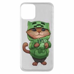 Чохол з розділу Minecraft Кіт Майнкрафт для Apple iPhone 11 - FATLINE Чохол з розділу Minecraft Кіт Майнкрафт для Apple iPhone 11