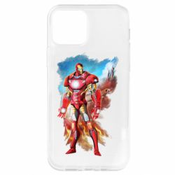 Чехол из раздела Железный человек Avengers iron man drawing для Apple iPhone 12 - FATLINE Чехол из раздела Железный человек Avengers iron man drawing для Apple iPhone 12