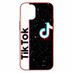 Чехол из раздела Социальные сети Tiktok black space для Apple iPhone 12 mini - FATLINE Чехол из раздела Социальные сети Tiktok black space для Apple iPhone 12 mini
