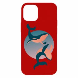 Чехол из раздела Кит Two whales для Apple iPhone 12 mini - FATLINE Чехол из раздела Кит Two whales для Apple iPhone 12 mini