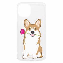 Чохол з розділу Любов Corgi With Flower для Apple iPhone 13