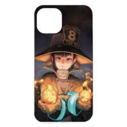 Чохол з розділу Плам'яна бригада пожежників Fire Force girl для Apple iPhone 13